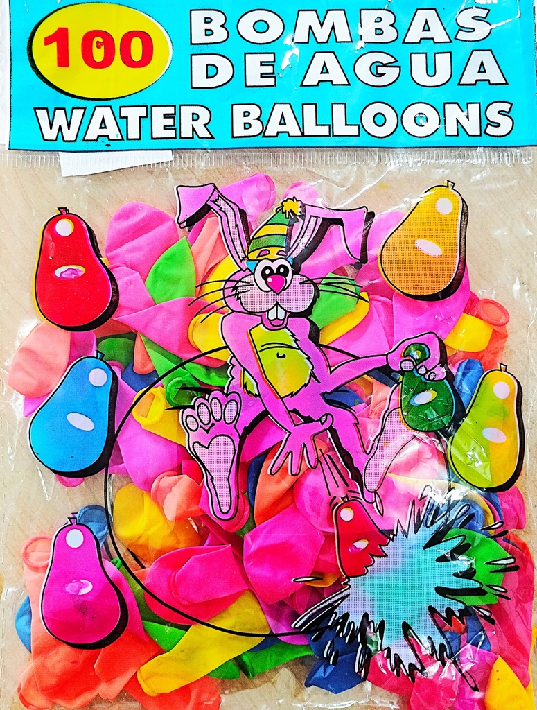 BOMBA DE AGUA X100PCS