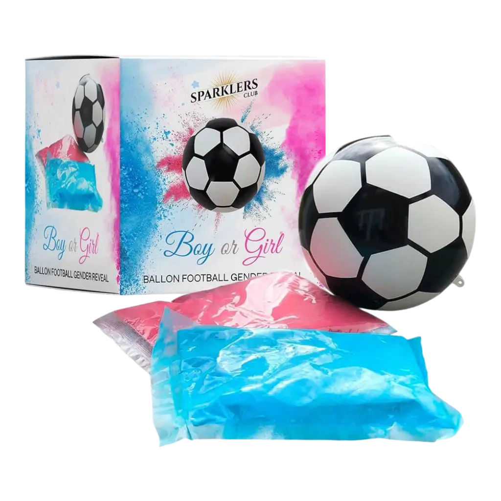 BALON DE FUTBOL REVELADOR DE SEXO ROSA