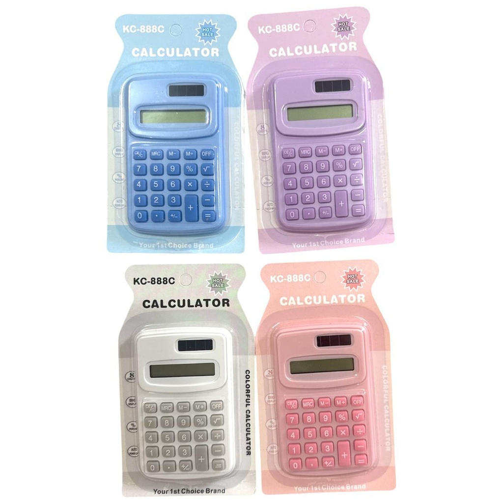 CALCULADORA PEQUEÑA COLORES 