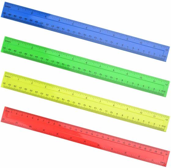 REGLA PASTA ECONOMICA COLOR 30CM
