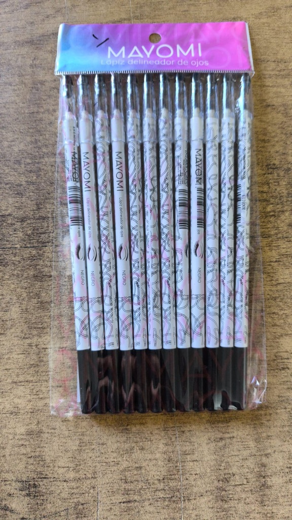 LAPIZ OJOS MAYOMI NEGRO FINO X12und