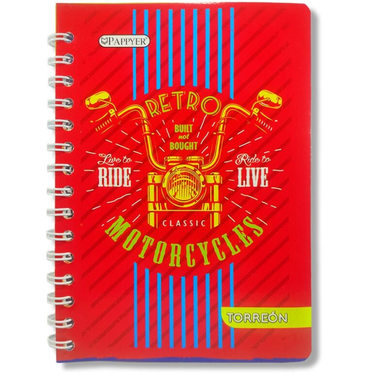 CUADERNO ARGOLLADO PEQUEÑO CUADRO HOMBRE TORREON