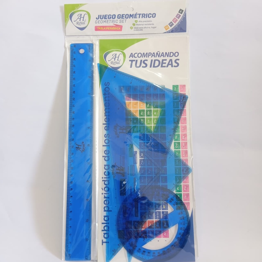 AH ROYAL JUEGO GEOMETRICO + TABLA PERIODICA 