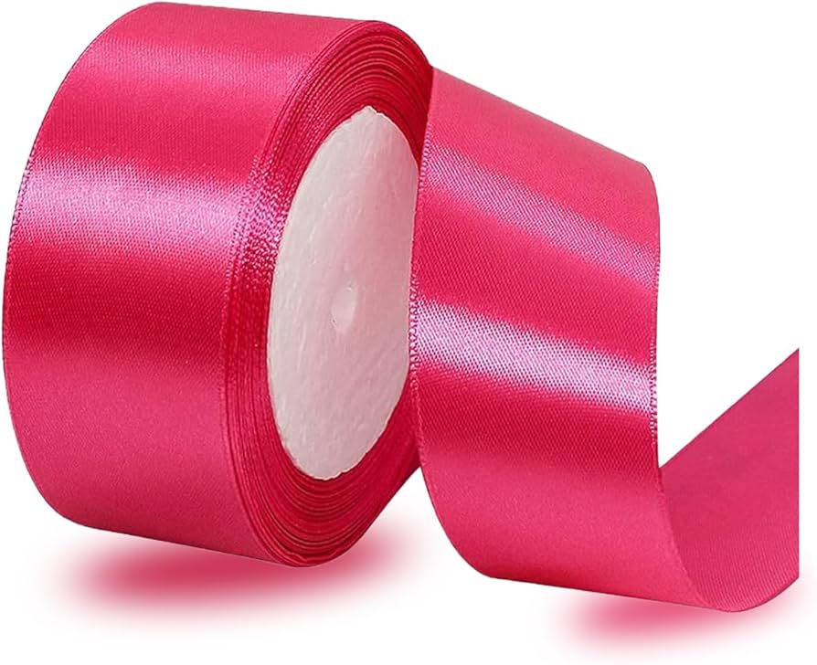 CINTA TELA 4" ANCHA FUCSIA
