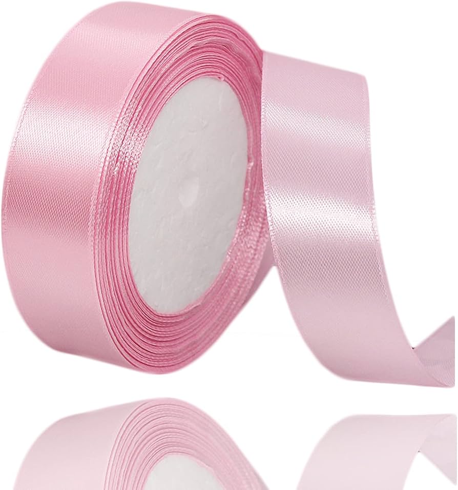CINTA TELA 2.5CM*30Y ROSA
