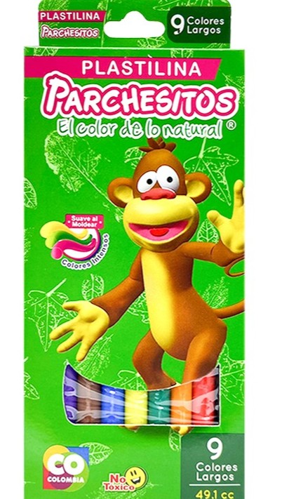 PARCHESITOS PLASTILINA x9und