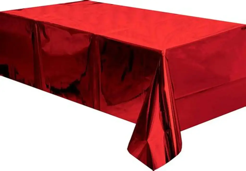 MANTEL ROJO 137*183CM