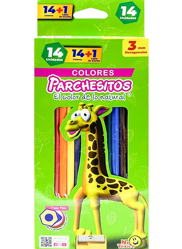 PARCHESITOS COLOR 3mm x14+1 und 