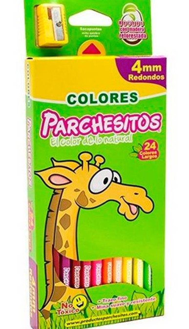 PARCHESITOS COLOR 4mm x24
