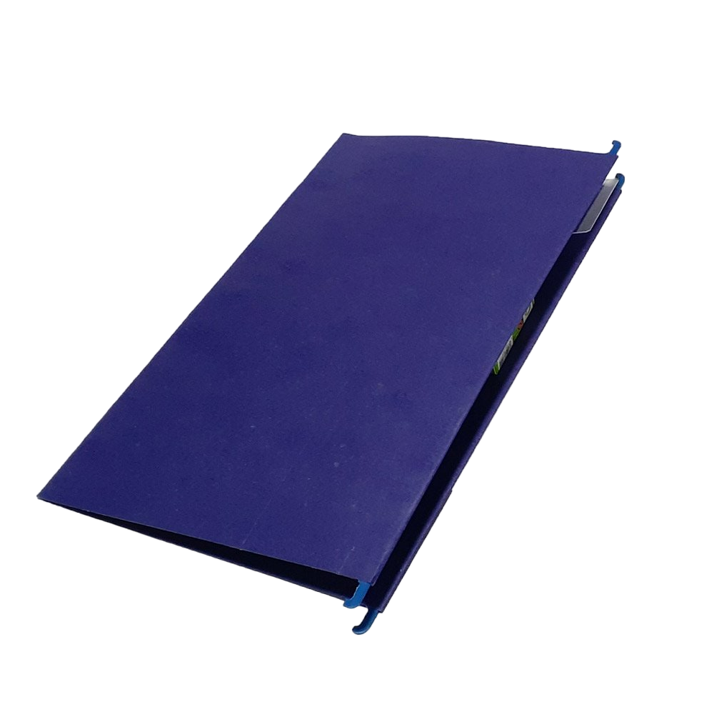 CARPETA COLGANTE CARTON AZUL