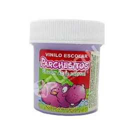 PARCHESITOS VINILO LILA X82G 