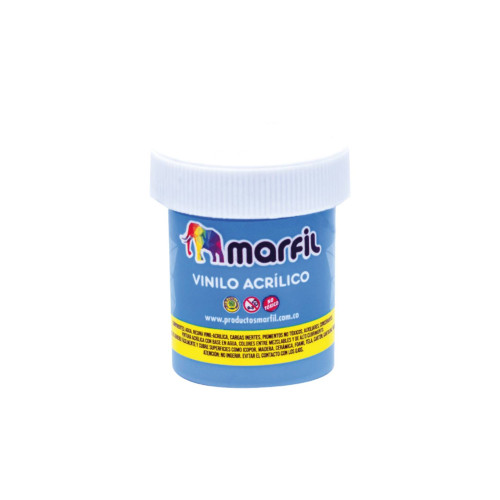 MARFIL VINILO ACRILICO AZUL CLARO X80G 