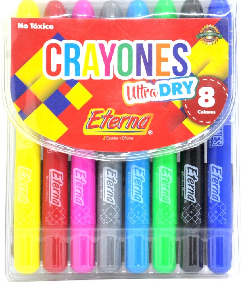 ETERNA CRAYONES ULTRA DRY X8und