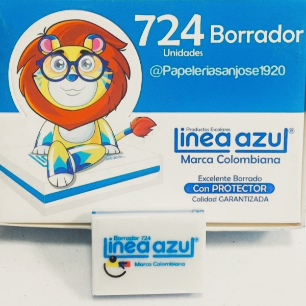 LINEA AZUL BORRADOR 724 X24 UND