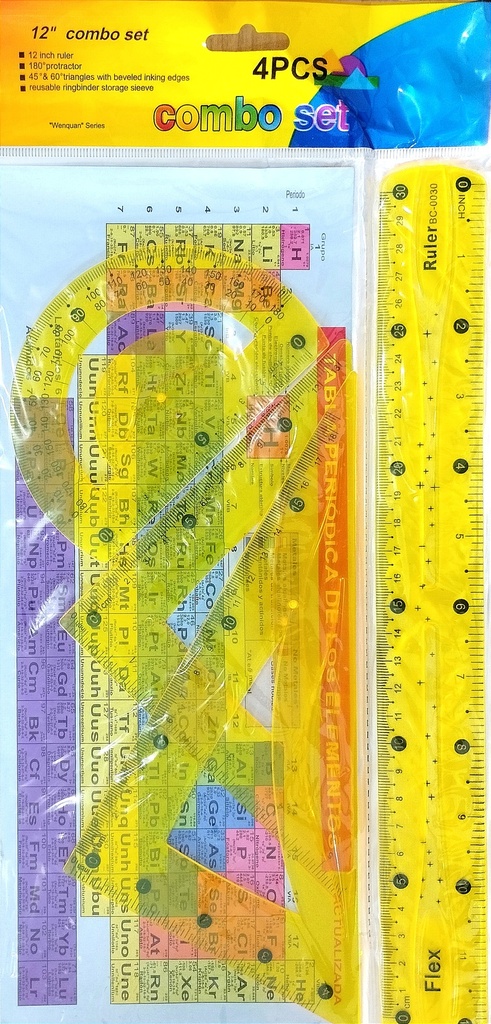 JUEGO GEOMETRICO FLEXIBLE + TABLA PERIODICA