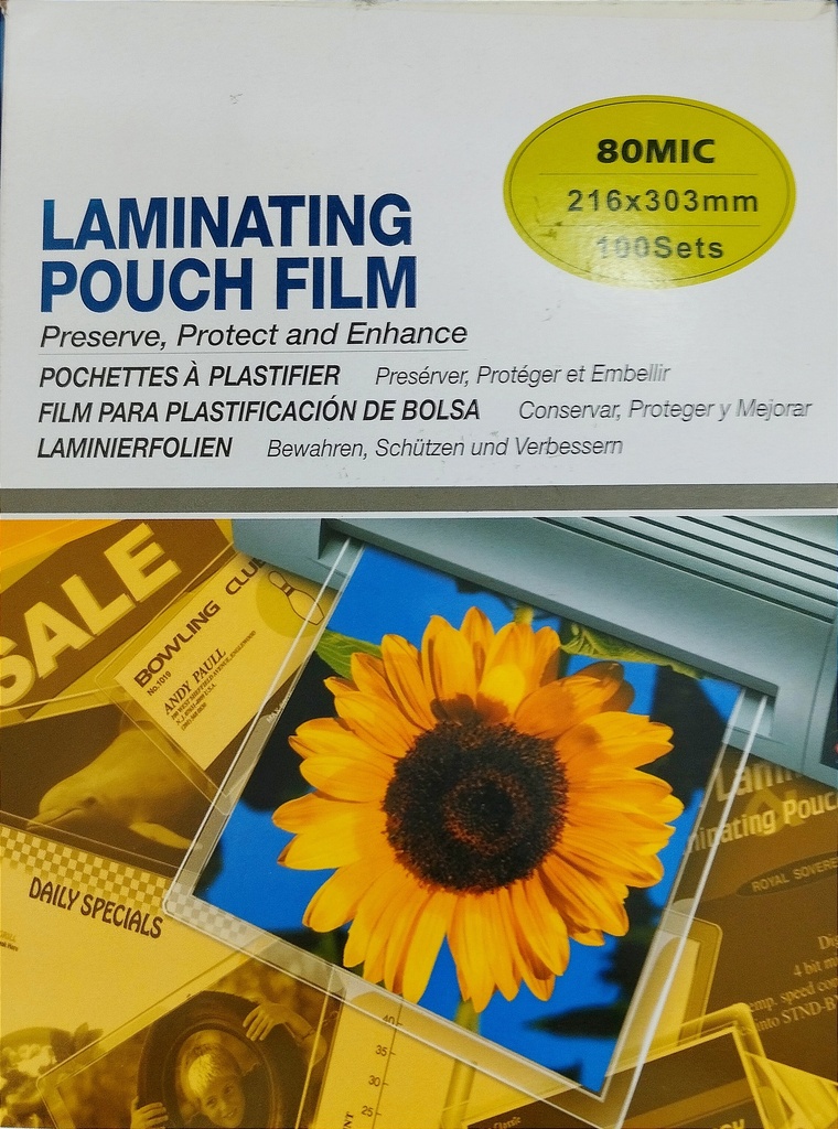 LAMINAR CARNET 216*303MM  
