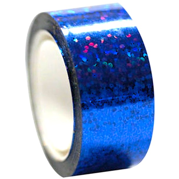 CINTA PAPEL HOLOGRAMA AZUL