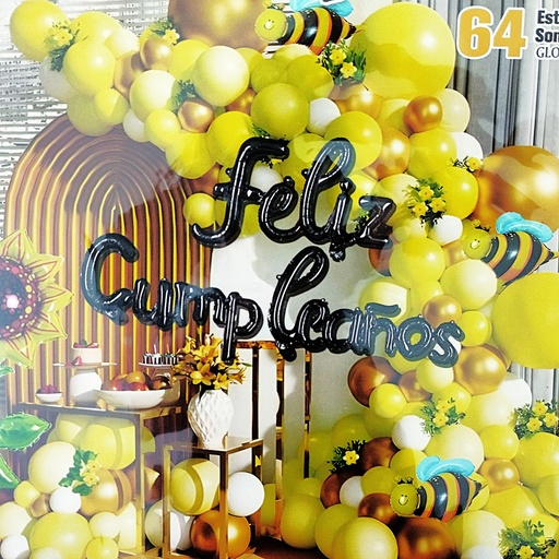 [JJJ251587] BOUQUET DE GLOBOS ABEJA 