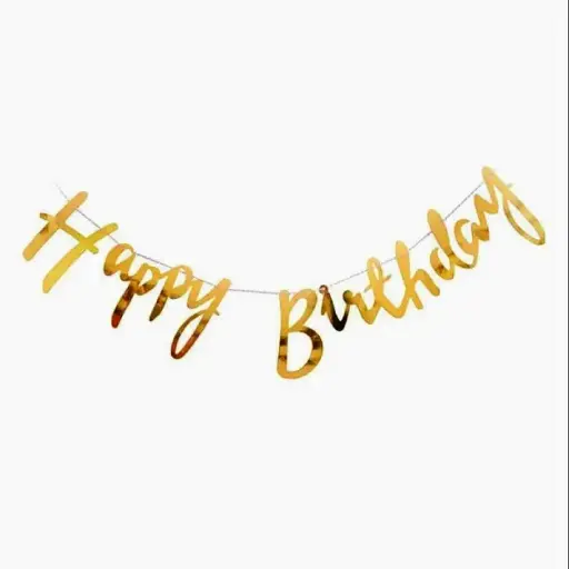 [JJJ253029] LETRERO HAPPY BIRTHDAY PALO ROSA