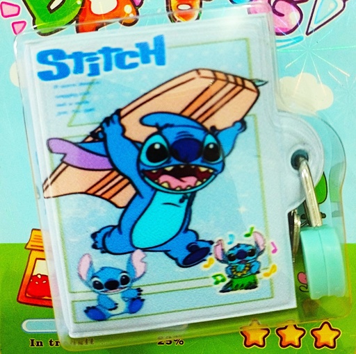 [JJJ253269] MINI DIARIO STITCH