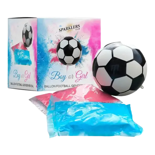 [JJJ253198] BALON DE FUTBOL REVELADOR DE SEXO ROSA