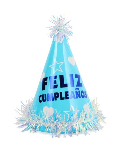 [JJJ253211] GORRO CUMPLEAÑOS CON LUZ 