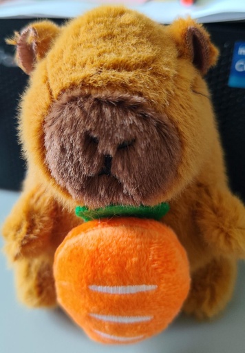 [JJJ253094] LLAVERO PELUCHE CAPIBARA