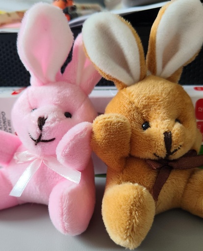 [JJJ253083] LLAVERO PELUCHE CONEJO