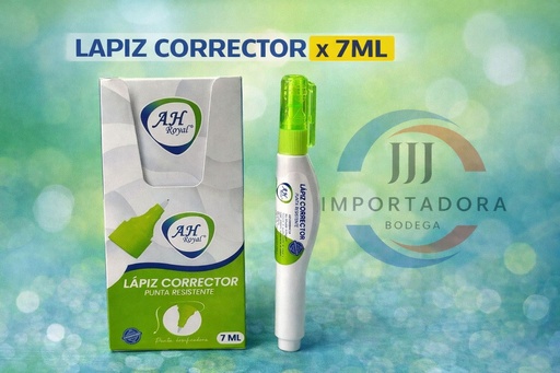 [PA576] AH ROYAL CORRECTOR LAPIZ BLANCO X7ml