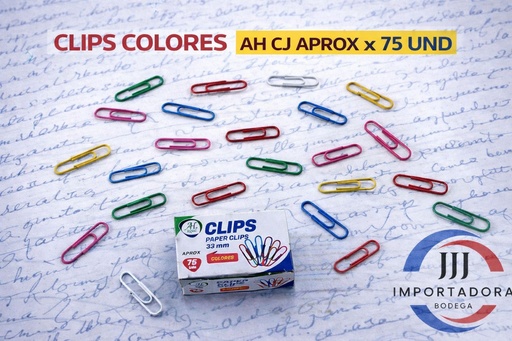 [OF1466-YZW628] CLIPS DE COLORES X75und