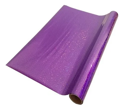 PAPEL HOLOGRAMADO 50*70CM PQX5und MORADO