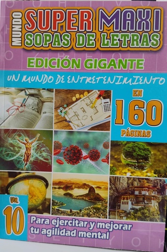SOPA DE LETRAS x160pag 
