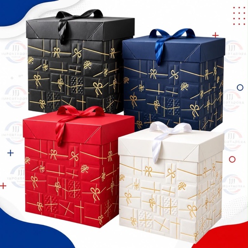 [9146L/JJJ260537-L] CAJA REGALO GRANDE 22*22*22CM TODA OCASION