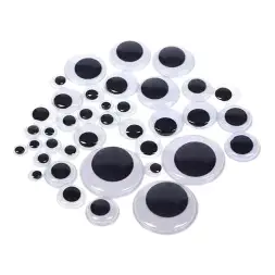 [PAC3270-100] AH ROYAL RISTRA DE CARTON OJOS MOVILES NEGROS 