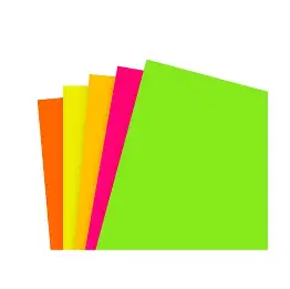 CARTULINA 1/8 FLUORESCENTE X7und