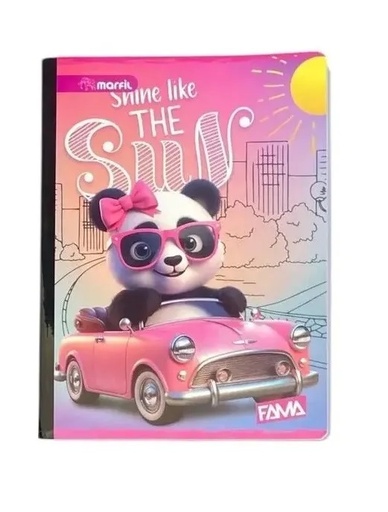 CUADERNO COSIDO G.A. CUADRO NIÑA MUÑECOS