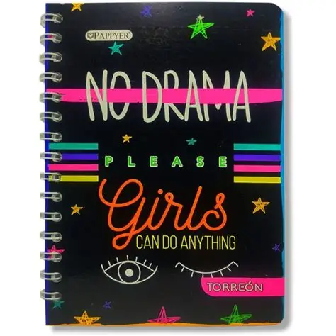 CUADERNO ARGOLLADO PEQUEÑO LINEA MUJER TORREON 