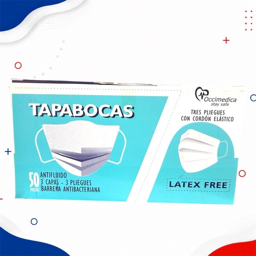 TAPABOCAS INDIVIDUAL X50und