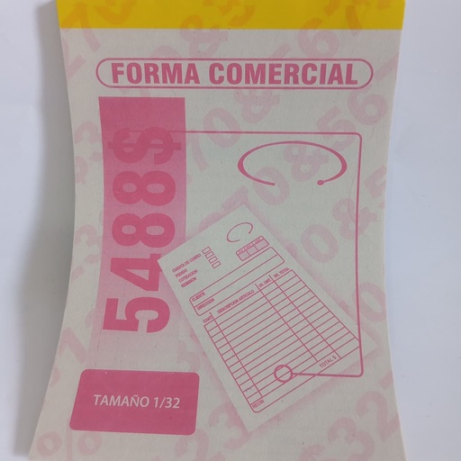 FACTURERO PERIODICO MEDIANO 1/32 