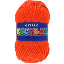 LANA ESCOLAR COLOR NARANJA