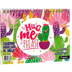 CUADERNO ARGOLLADO DE DIBUJO 15 HOJAS MARFIL NIÑA
