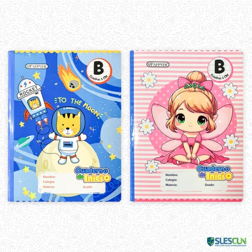CUADERNO COSIDO ECO TIPO B MARFIL NIÑA