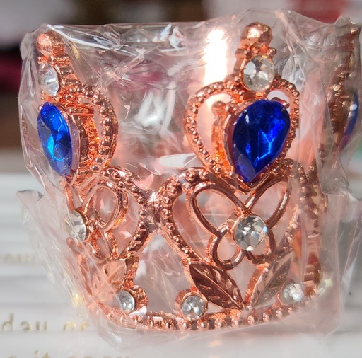 [JJJ253004] CORONA METALICA PEQUEÑA ROSA