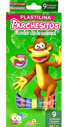 PARCHESITOS PLASTILINA x9und