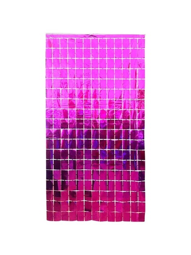 [JJJ251526] CORTINA CUADRO FUCSIA