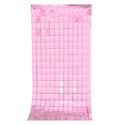 [JJJ251526] CORTINA CUADRO ROSA