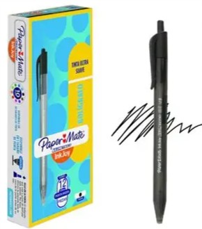 PAPER MATE KILOMETRICO LAPICERO RETRACTIL NEGRO