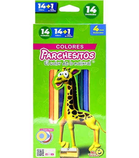PARCHESITOS COLOR 4mm x14+1 und