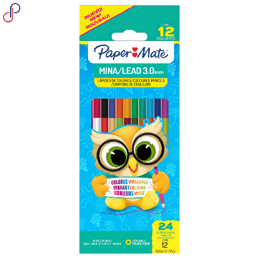 PAPER MATE mini lead doble punta x12 UND