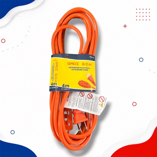 [GOH-115] GOH EXTENSION ELECTRICA NARANJA x 4mt